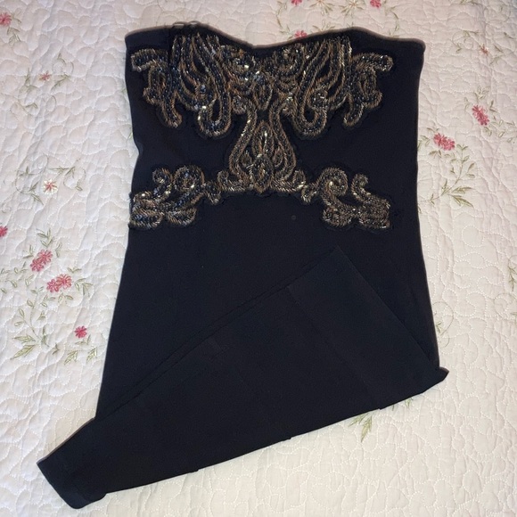 Free People embellished strapless mini dress - Picture 2 of 4